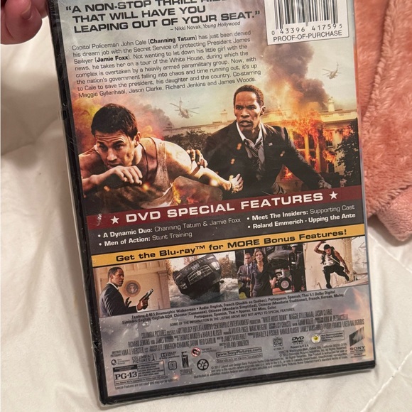 WHITE HOUSE DOWN DVD- 2013 New Sealed - Picture 2 of 4